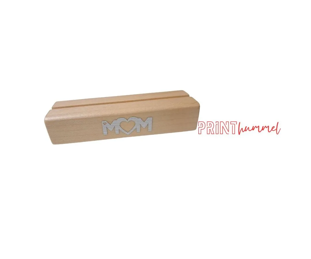 Holz-Bildhalter Ahorn Silver Sticker