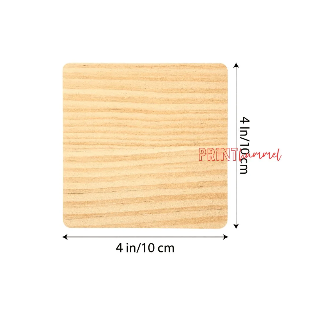 Holz-Untersetzer mit niedlichem Fuchs-Motiv – Bild 8