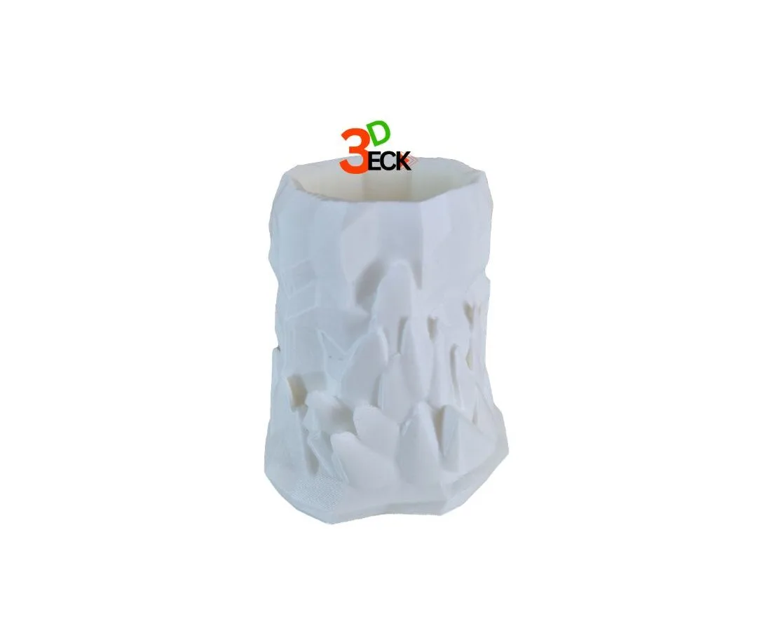 Kristall Stifthalter & Teelichthalter – Modernes 3D Druck Design