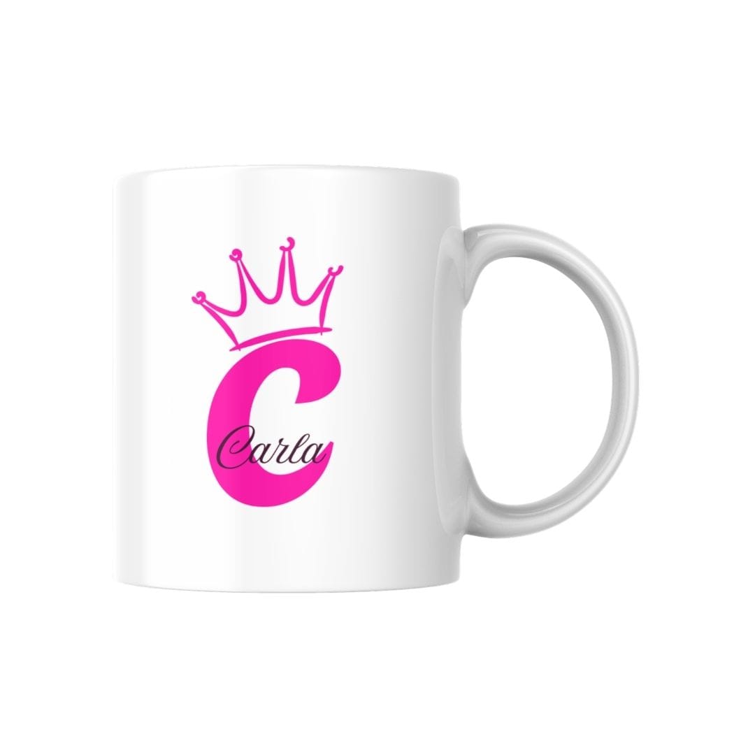 Personalisierte Tasse Buchstaben Krone – Bild 3